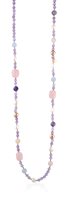 Collana Lelune Donna LELUNE GLAMOUR in Argento Perla LGNK430 - LGNK430